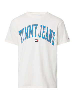 Tommy Jeans Tričko - TJM CLASSIC COLLEGIA biele