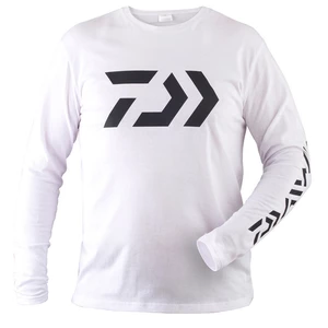 Daiwa tričko s dlhým rukávom d-vec ls shirt white - s