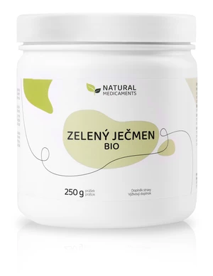 Natural Medicaments Zelený jačmeň BIO 250 g