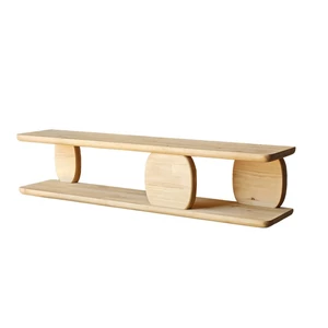 Wielopoziomowa półka z litego drewna dębowego 120 cm Modena – Kalune Design