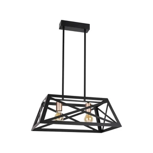 Czarna metalowa lampa wisząca 32x51 cm Origami – Candellux Lighting