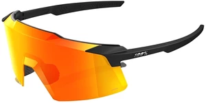 100% Aerocraft Soft Tact Black/HiPER Red Multilayer Mirror Lens Fahrradbrille