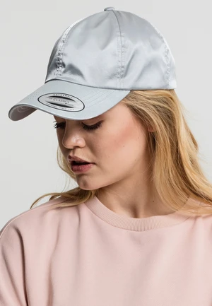 Satin cap silver