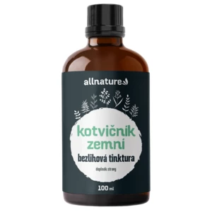 ALLNATURE Kotvičník bezliehová tinktúra 100 ml