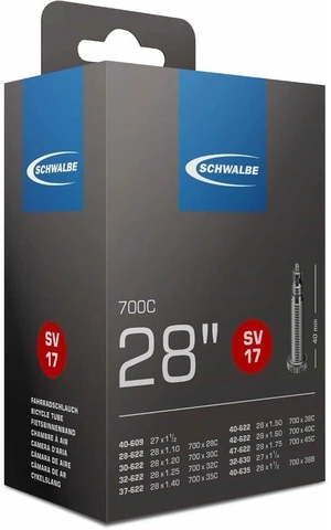 Schwalbe Tube 28 - 47 mm Cámara de bicicleta 40.0 Presta Cámaras Bicicleta