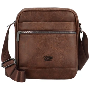 Pánska crossbody taška coffee - Coveri Arnolf