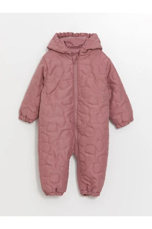 LC Waikiki LCW Hooded Patterned Baby Girl Astronaut Coat