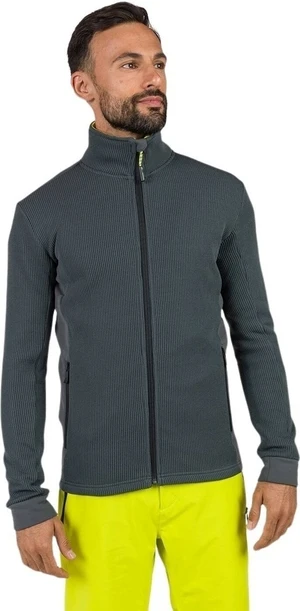 Rossignol Cieloalto Full Zip Fleece Onyx Grey M Sudadera Camiseta de esquí / Sudadera con capucha