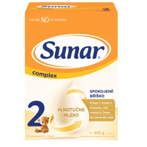 SUNAR Complex 2 pokračovací kojenecké mléko 600 g