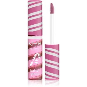 NYX Professional Makeup Holiday Butter Gloss lesk na pery odtieň 04 Peppermint Swirl 8 ml