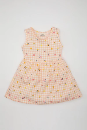 DEFACTO Baby Girl Printed Sleeveless Dress