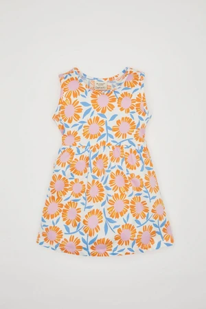 DEFACTO Baby Girl Patterned Sleeveless Dress