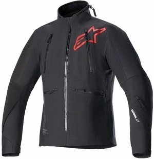 Alpinestars Hyde XT Drystar XF Jacket Black/Bright Red 4XL Geacă textilă