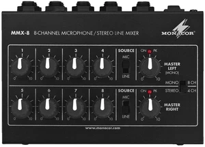 Monacor MMX-8 Table de mixage analogique