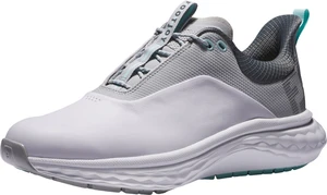 Footjoy Quantum White/White/Grey 46,5 Pantofi de golf pentru bărbați