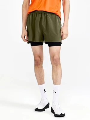 Men's Craft ADV Essence 2in1 Green Shorts