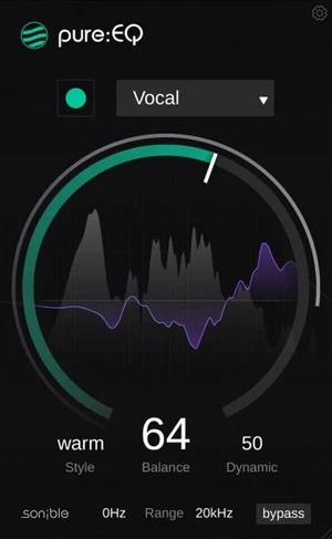 Sonible Sonible pure:EQ (Digitálny produkt)