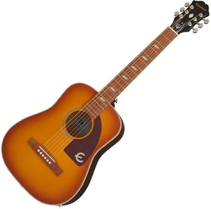 Epiphone Lil' Tex Faded Cherry Sunburst Elektroakustická gitara Dreadnought