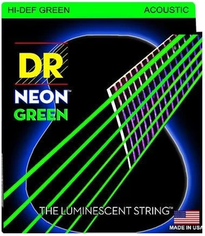 DR Strings NGA-11 HiDef Neon Cordes de guitares acoustiques