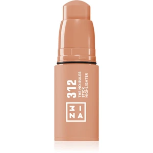 3INA The No-Rules Stick multifunkčná ceruzka na oči, pery a tvár odtieň Highlighter 312 - Translucent rose gold 5 g