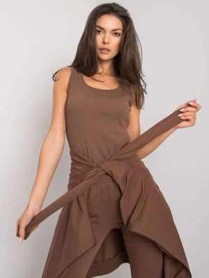 Brown women's casual set