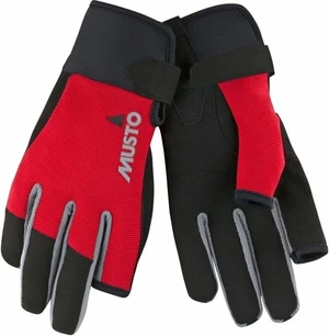 Musto Essential Sailing Long Finger True Red 2XL Rękawice żeglarskie