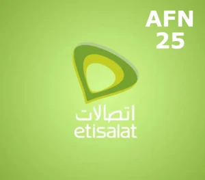 Etisalat 25 AFN Mobile Top-up AF