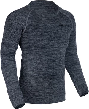 Oxford Advanced Base Layer MS Top Charcoal Marl S/M Funkční prádlo na motorku