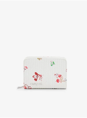 White Women's Floral Wallet Desigual Delirium Maya - Women