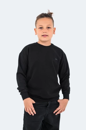 Slazenger Dna unisex dětská mikina černá