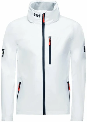 Helly Hansen Kabát Men's Crew Hooded Midlayer Sailing Jacket White S