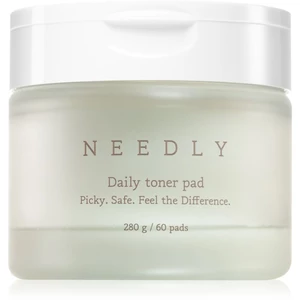 NEEDLY Daily Toner Pad peelingové pleťové tampóny pre mastnú a problematickú pleť 60 ks