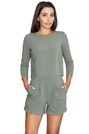 Figl Woman's Jumpsuit M445 Olive