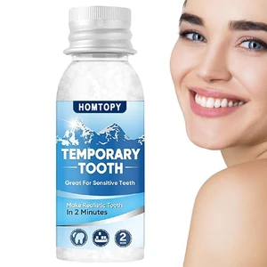 Teeth Repair Kit Teeth Replacement Moldable False Teeth Tooth Fixing Beads Teeth Repair Beads For Temporary Restoration Oral