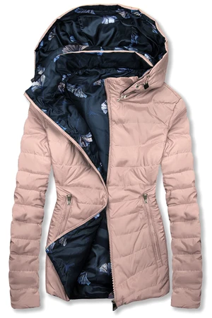 Beidseitig tragbare Jacke in Rosa