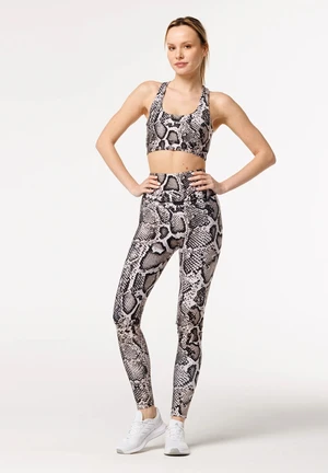 Bittersweet Paris Woman's Snake Skin High Waist Leggings CPW-HL-PR BSP273