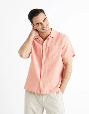 Celio Linen Shirt Fatext - Men