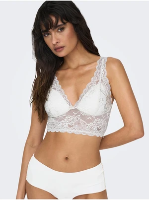 Cream Women Lace Bra ONLY - Women