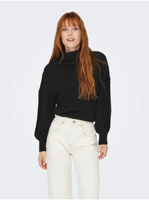 Black turtleneck JDY Megan - Women