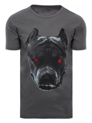 Men's graphite T-shirt Dstreet