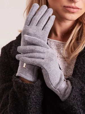 Classic grey gloves