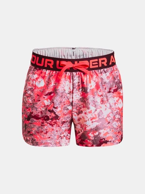 Under Armour Kraťasy Play Up Printed Shorts-RED - Holky