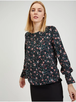 Black women's floral blouse ORSAY