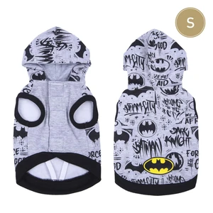 DOG SWEATSHIRT S COTTON BRUSHED BATMAN