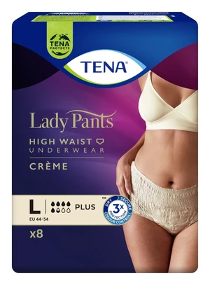 Tena Lady Pants Plus Creme Large inkontinenční kalhotky 8 ks