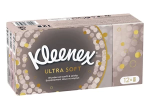 Kleenex Ultra Soft papírové kapesníky 12x9 ks