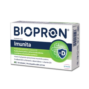 Biopron 9 Immunity s vitaminem D3 30 tobolek