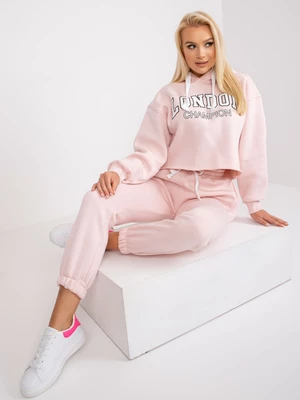 Light pink women's tracksuit brand Laraina