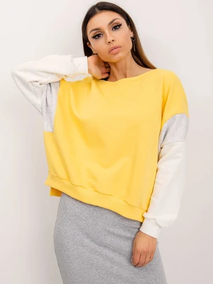 Yellow cotton sweatshirt RUE PARIS