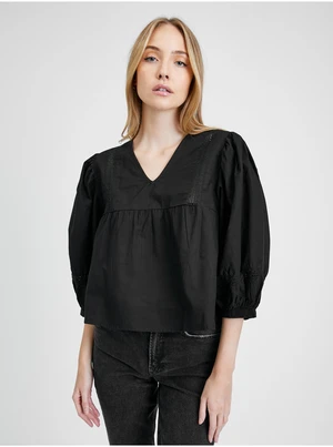 Jacqueline de Yong Vita Black Blouse